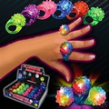 Light Up Flower Jelly Ring